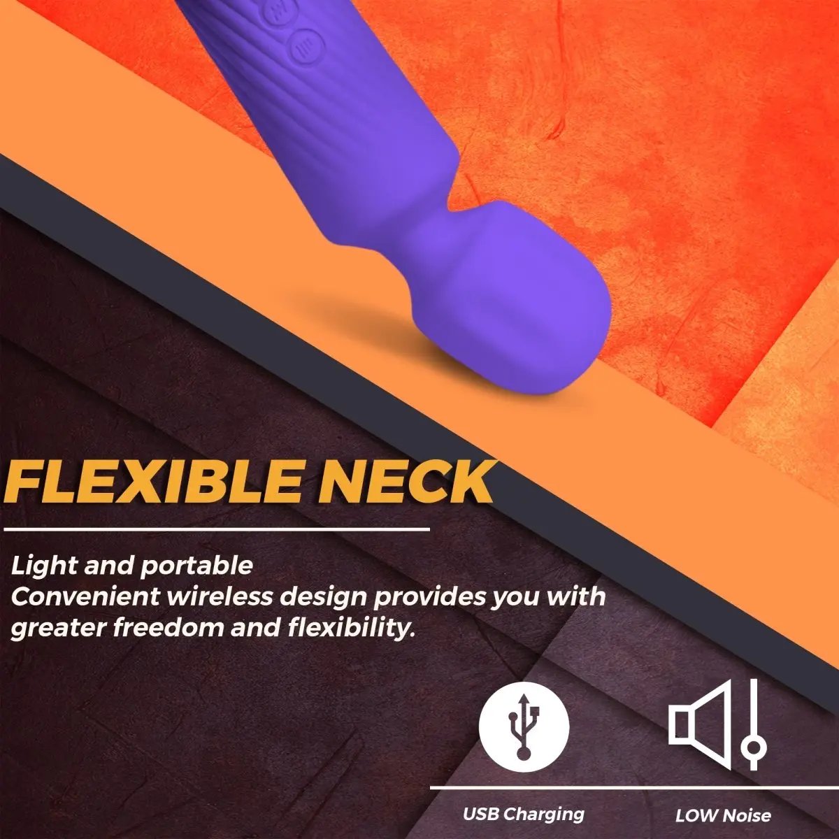 Love Salve Wand Massager - Silent Waterproof Design Ideal for Stress Relief - Love Salve